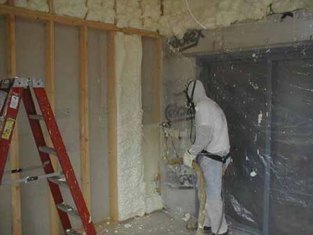 Icynene eliminates the transfer of noise